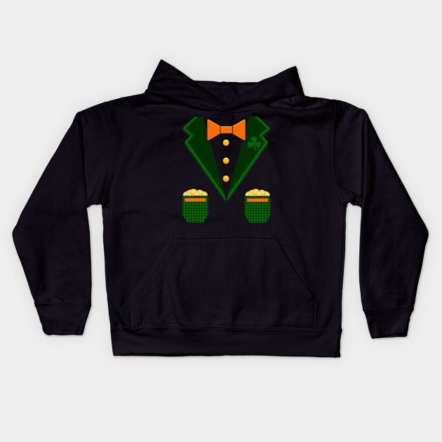 Leprechaun Costume Kids Hoodie by RadStar